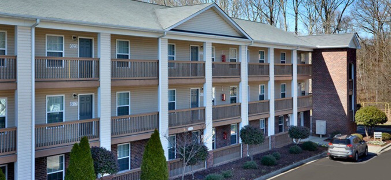 Meadow Creek Townhomes in Concord NC street view of Meadow Creek